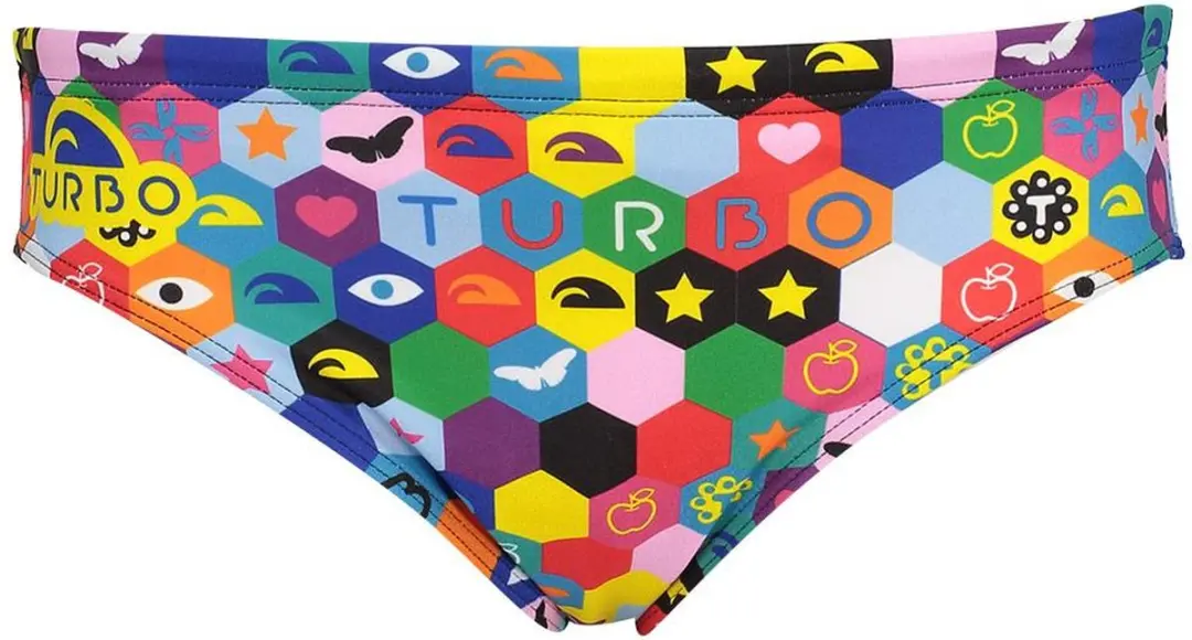 Turbo Hexa Zwemslip Veelkleurig 4XL Man