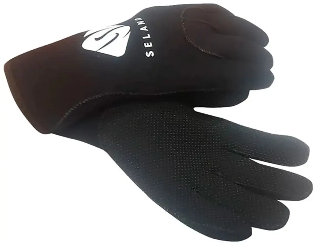 Seland Neoprene 3 Mm Handschoenen Zwart M Man