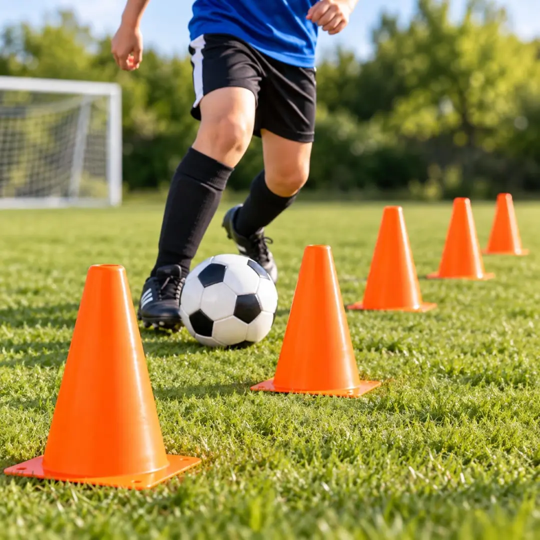 SportX Pionnen 4 St. 22cm - Oranje - afbeelding 6 van 6