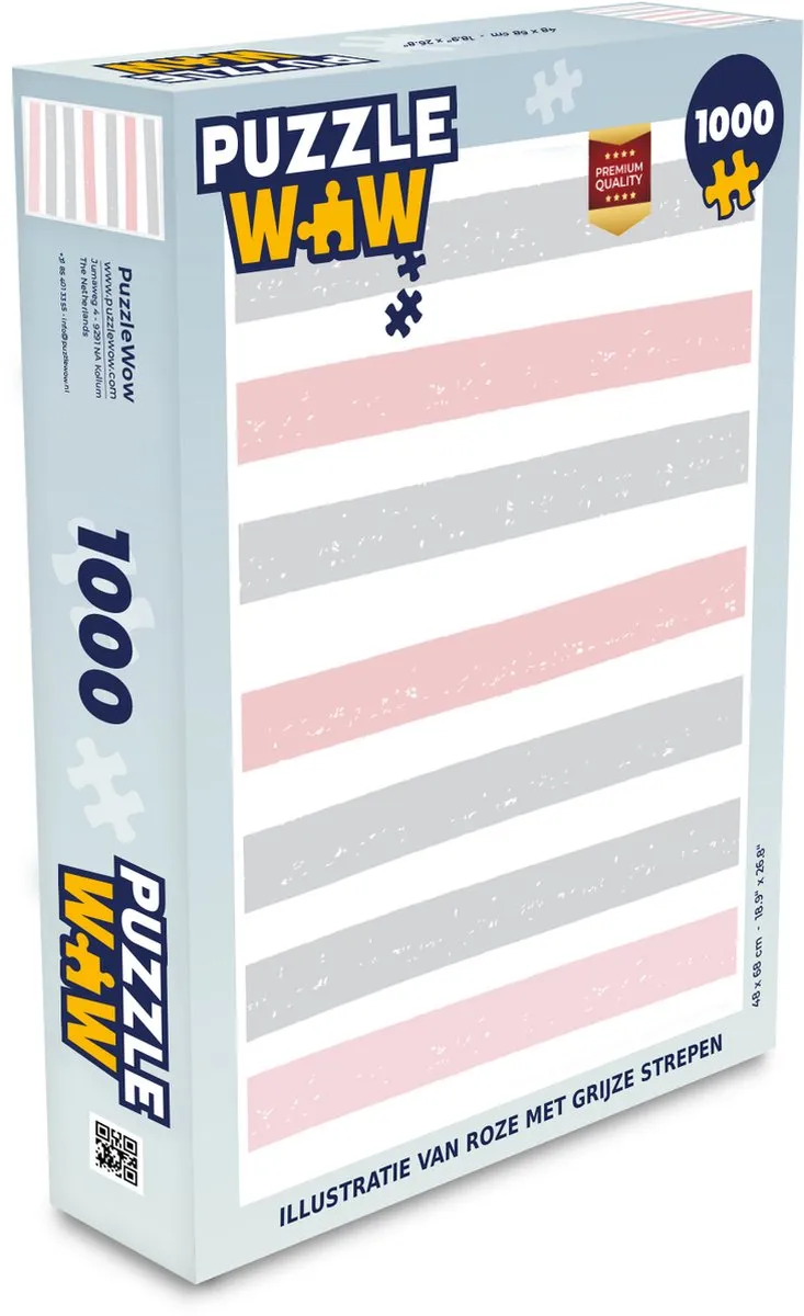 PuzzleWow Legpuzzel 1000 Stuks