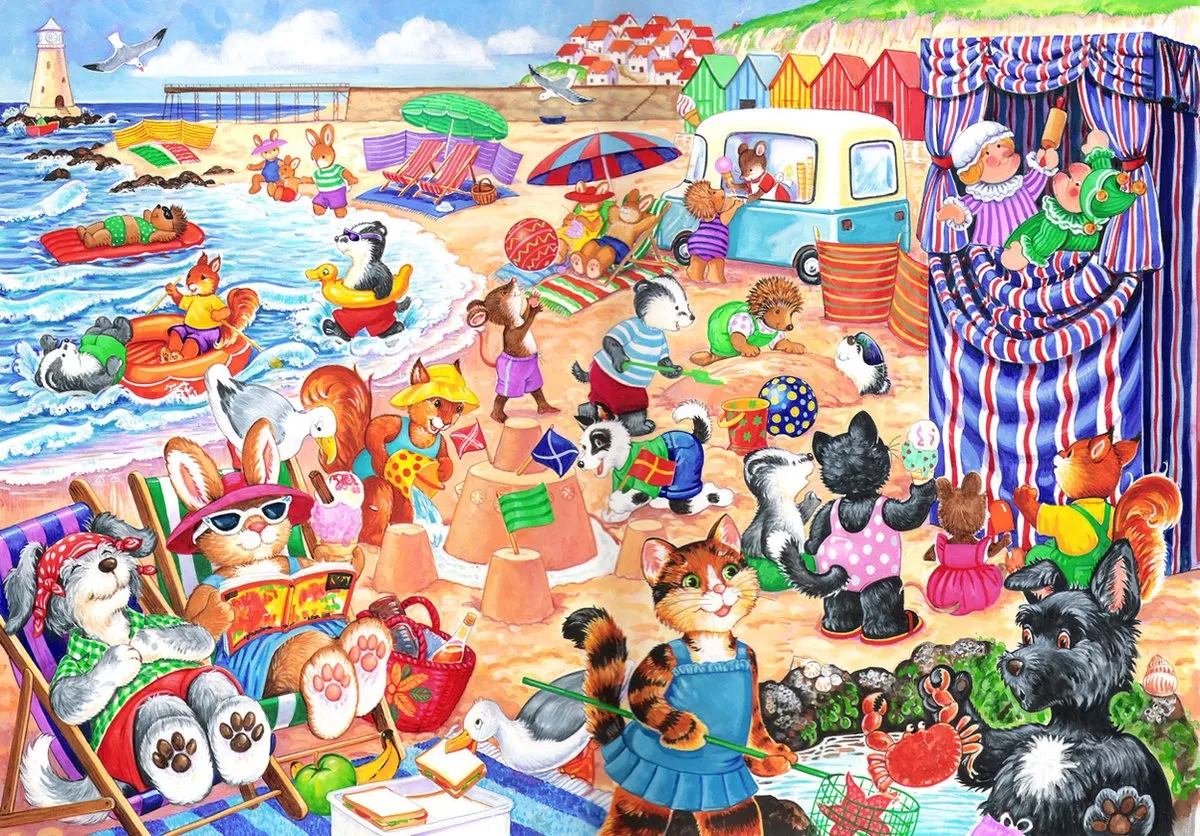 House of Puzzles Legpuzzel 80 Stuks At the Seaside