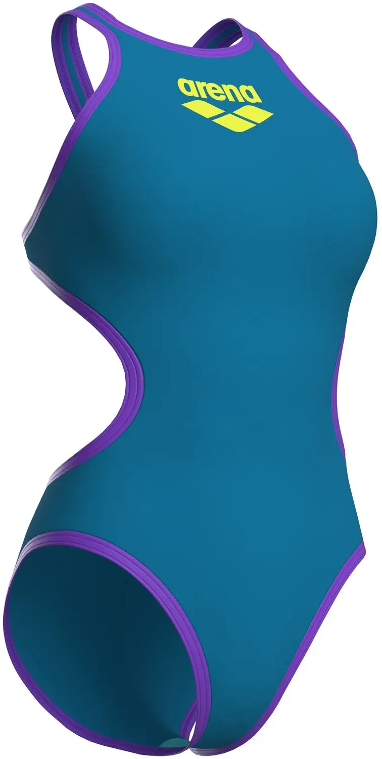 Arena One Biglogo Dames Badpak - Blauw - afbeelding 4 van 6