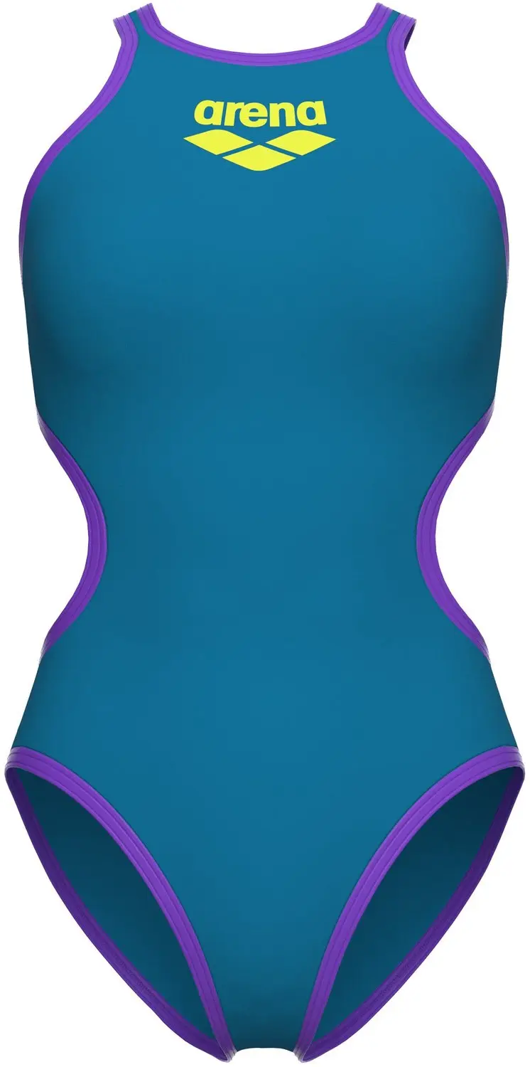 Arena One Biglogo Dames Badpak - Blauw - afbeelding 5 van 6