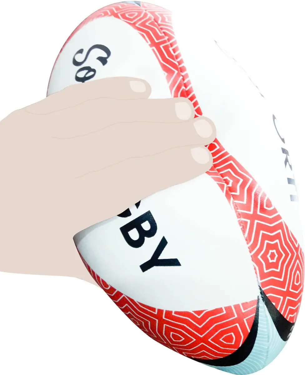 Sporti Frankrijk Rugby Soft Bal - Maat 3 - afbeelding 4 van 5