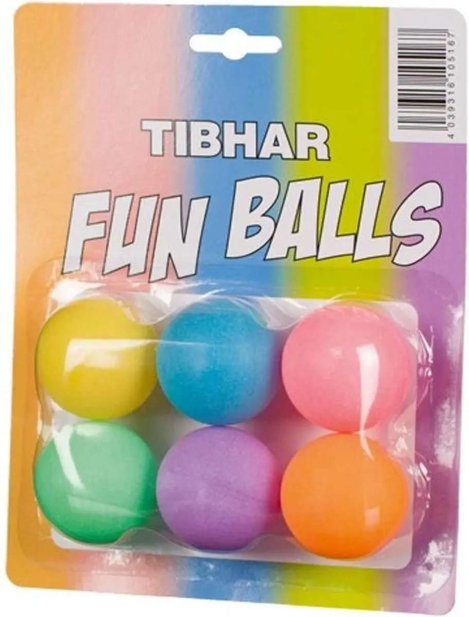 Tibhar Fun Balls eenkleurig
