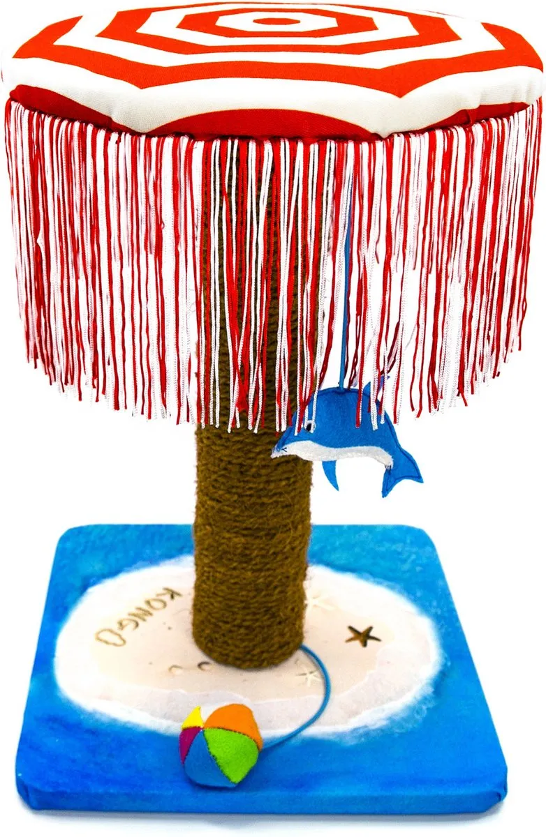 KONG Play Spaces Catbana 30,5x30,5x43cm - Blauw/Rood