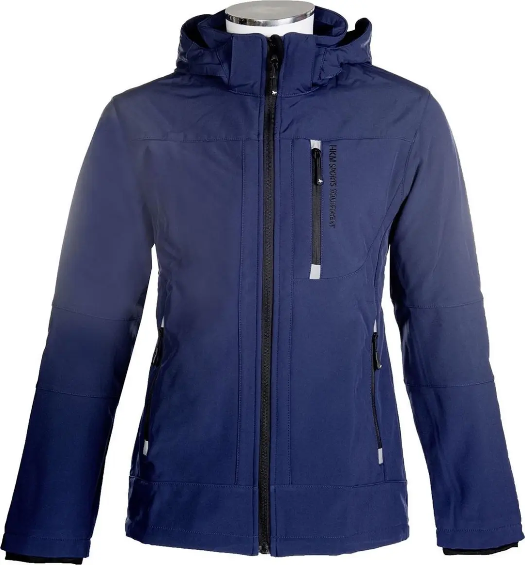 HKM Softshelljack -Sport- Heren donkerblauw XL