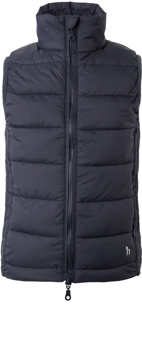Horze Amber Lichtgewicht Gevoerde Club Bodywarmer, kinderen, Dark Navy, 158-164