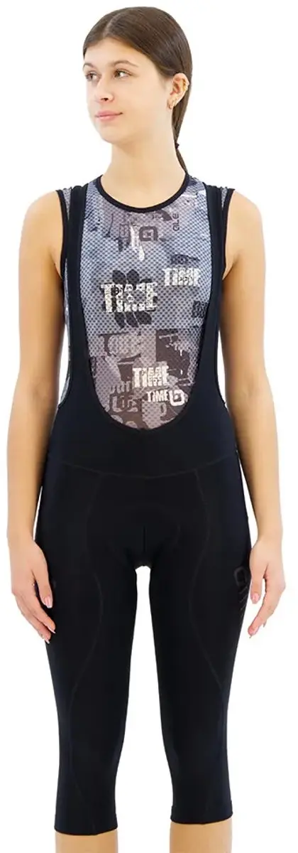 Ale Dames Lange Fietsbroek Bibknicker Solid Essential - Zwart - S - afbeelding 6 van 6