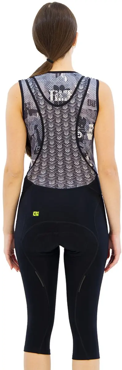 Ale Dames Lange Fietsbroek Bibknicker Solid Essential - Zwart - S - afbeelding 4 van 6