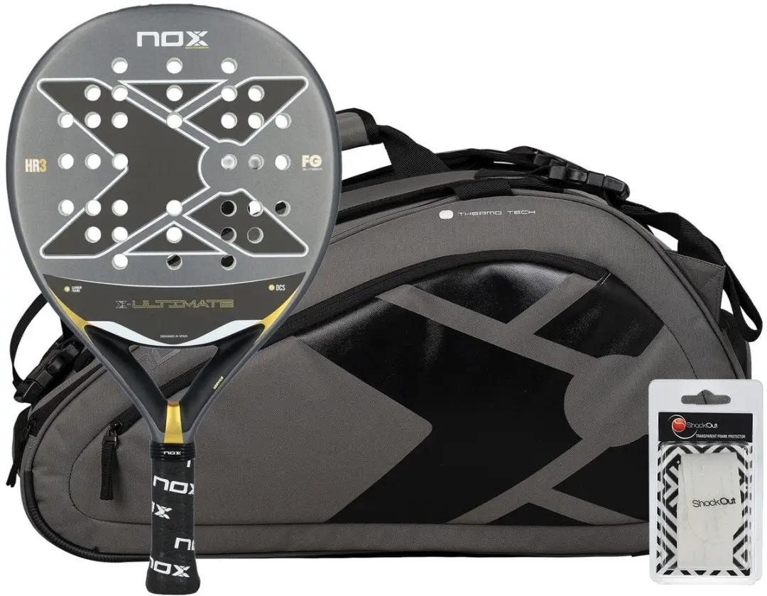 Pack Nox Ultimate Golden Gray + Padel Bag Nox At10 Team