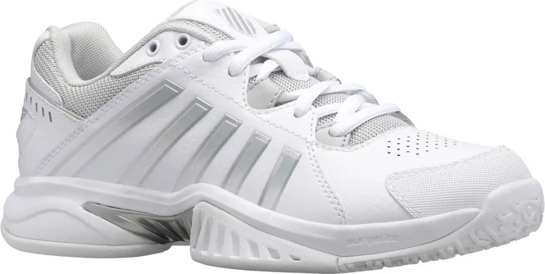 K-Swiss Receiver V Dames Tennisschoen - White/Silver - afbeelding 4 van 6