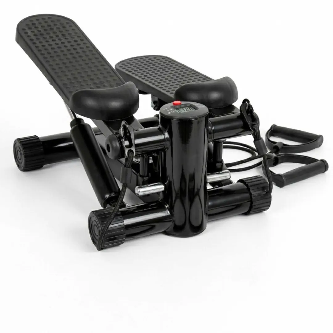 Care Fitness SM-842 Mini Stepper met Weerstandsbanden - Zwart - afbeelding 2 van 6