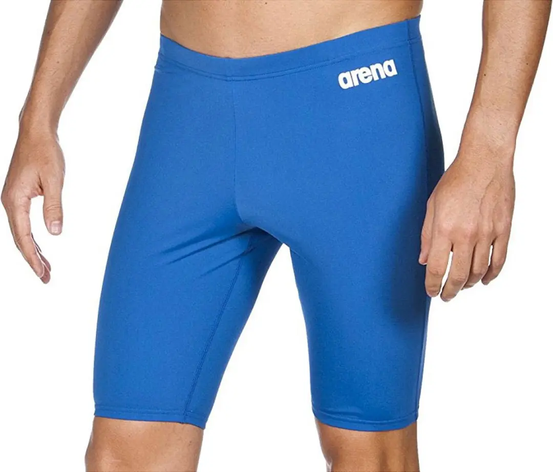 Heren Solid Jammer Royal / wit
