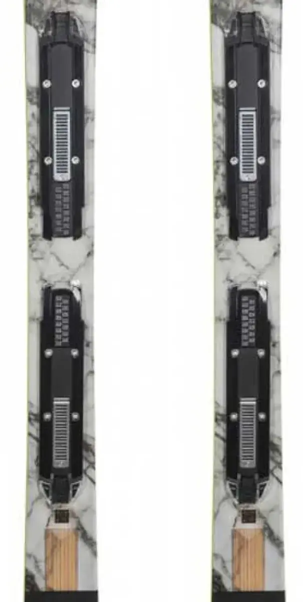 Dynastar M-Cross 82 Konect All Mountain Ski's - 168cm - Zwart/Wit - afbeelding 3 van 4