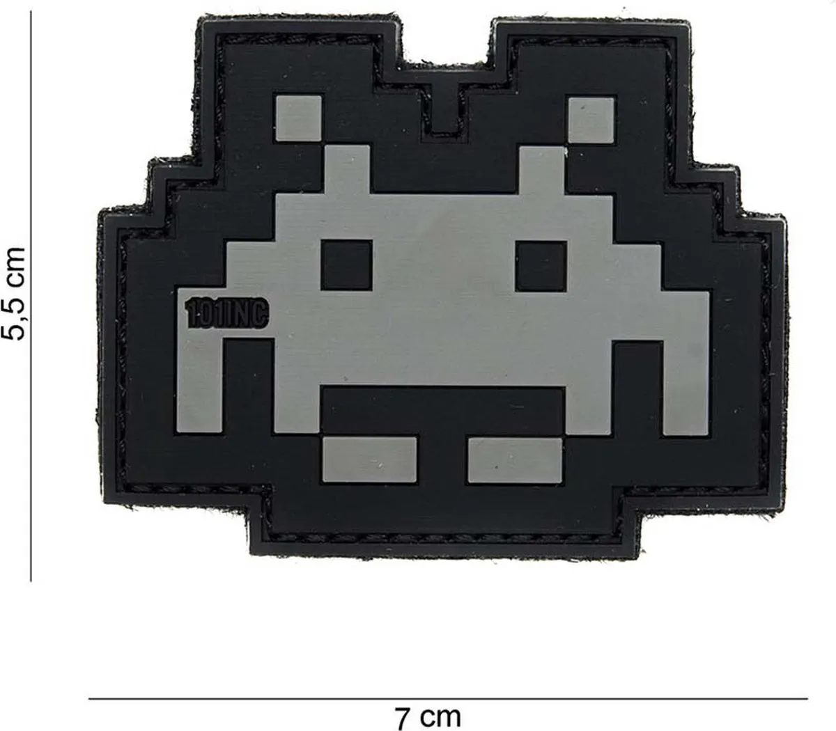101 Inc Embleem 3D Space Invader