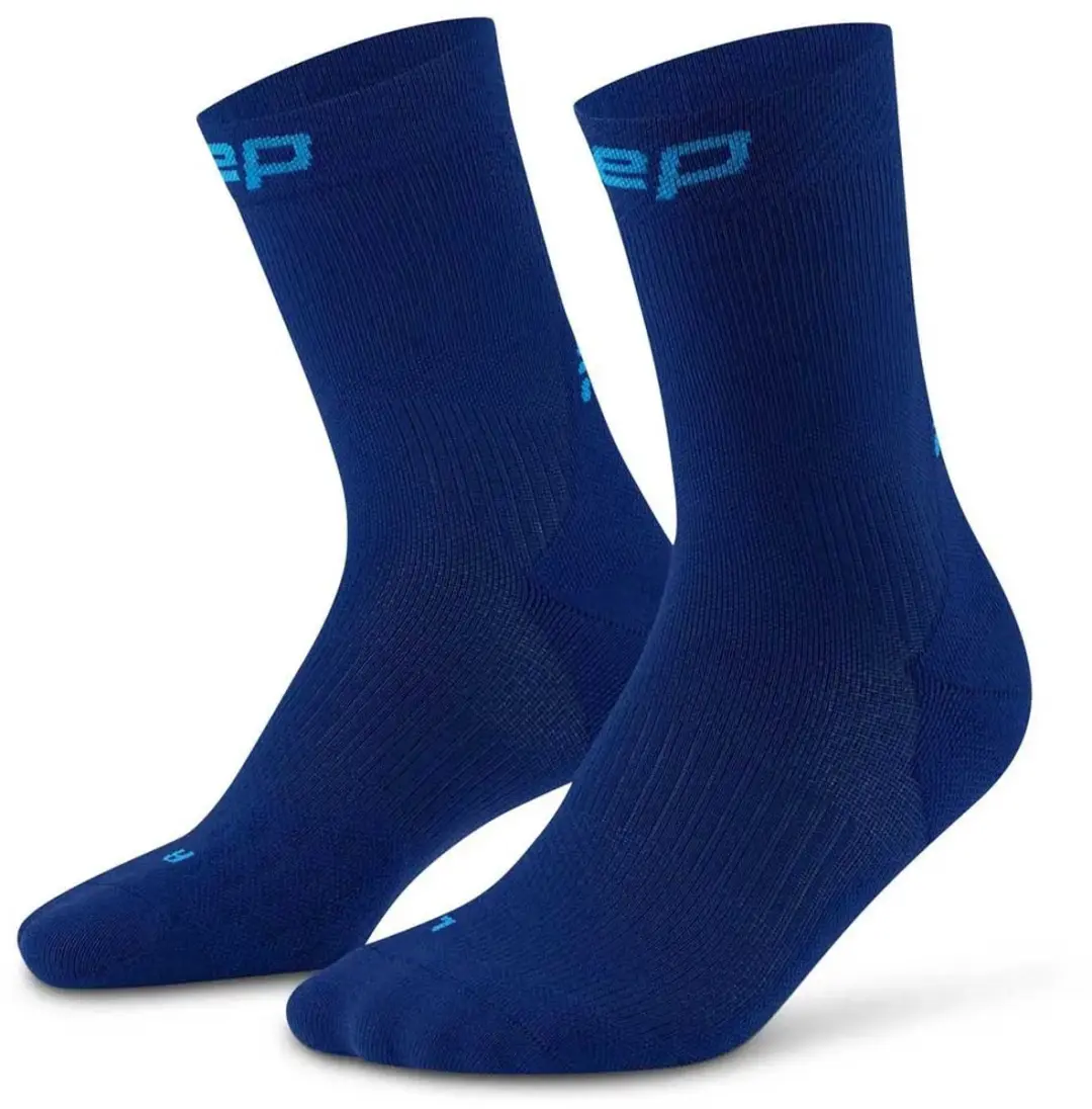 CEP Run Mid-Cut Compressiesokken - Donkerblauw - afbeelding 3 van 5