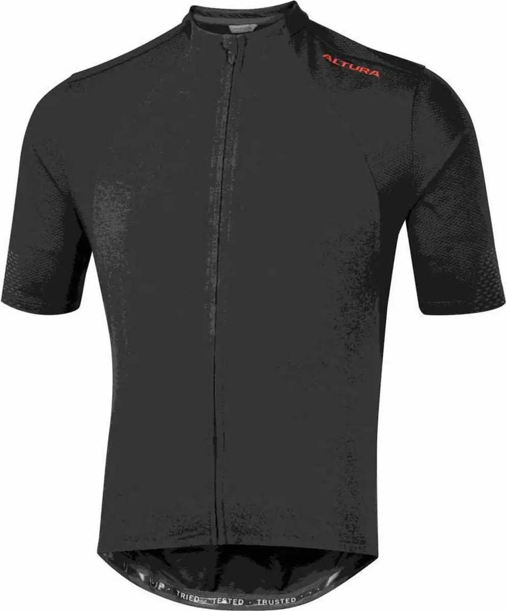Altura Endurance Korte Mouw Wielertrui Zwart L Man
