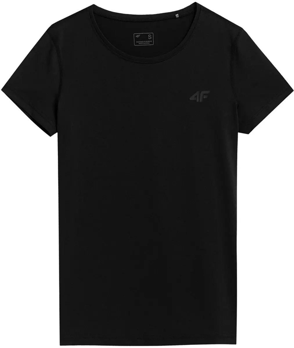 4F T-shirt Dames Functioneel Zwart