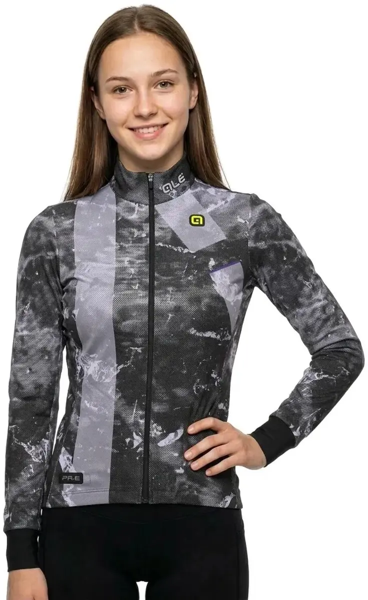 Alé PR-E Icy Fietsshirt Lange Mouwen Dames - Zwart S - afbeelding 6 van 6