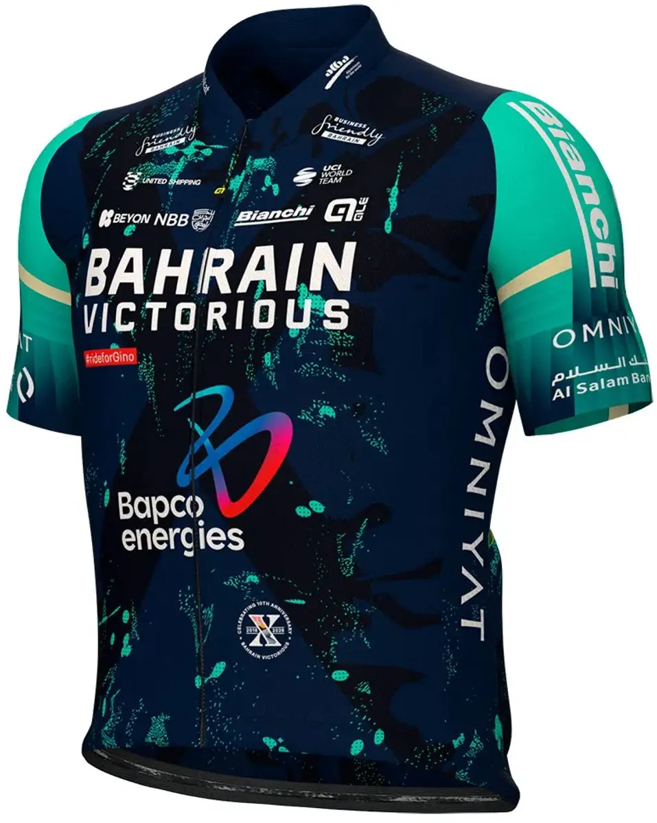 ALE Prime Bahrain Victorious Korte Mouw Wielertrui
