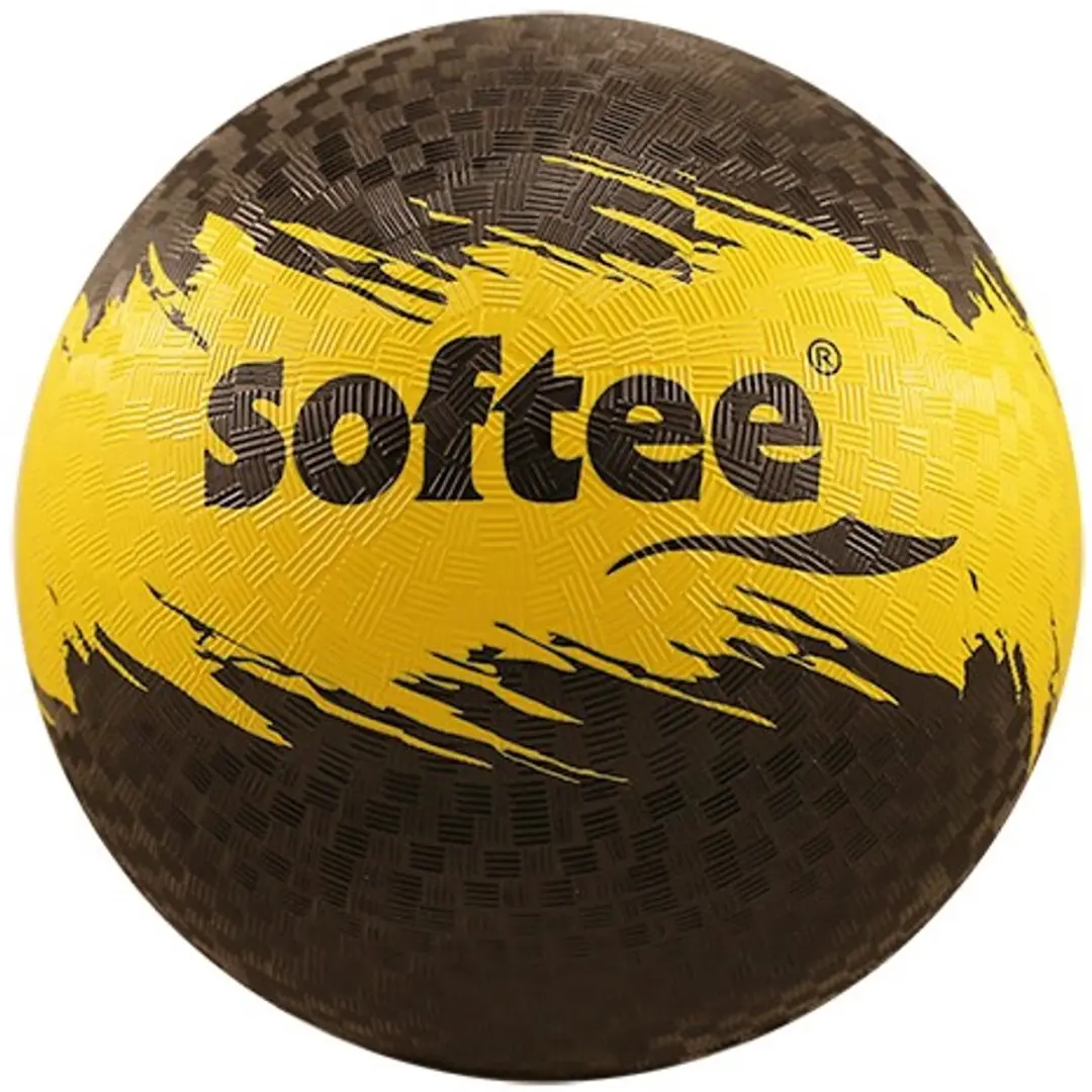 Rubberen bal Softee Black/Amarillo