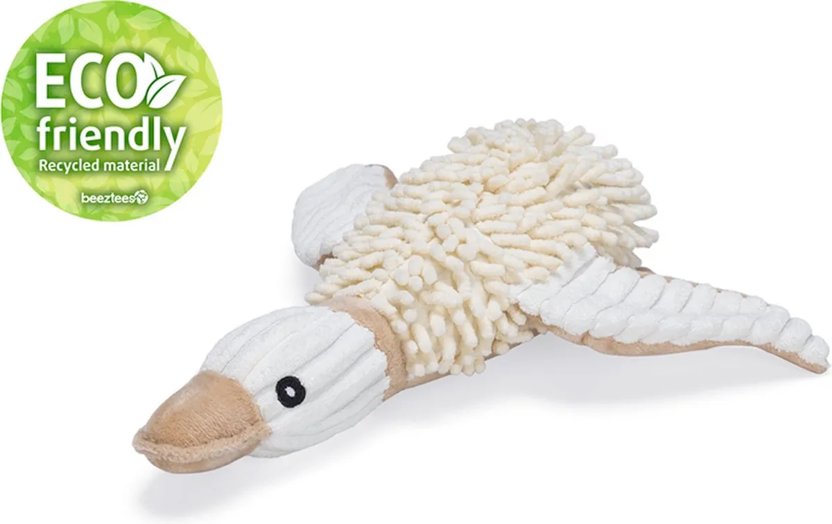 Beeztees Eco Eend Jago Hondenspeelgoed - 33x33x9cm