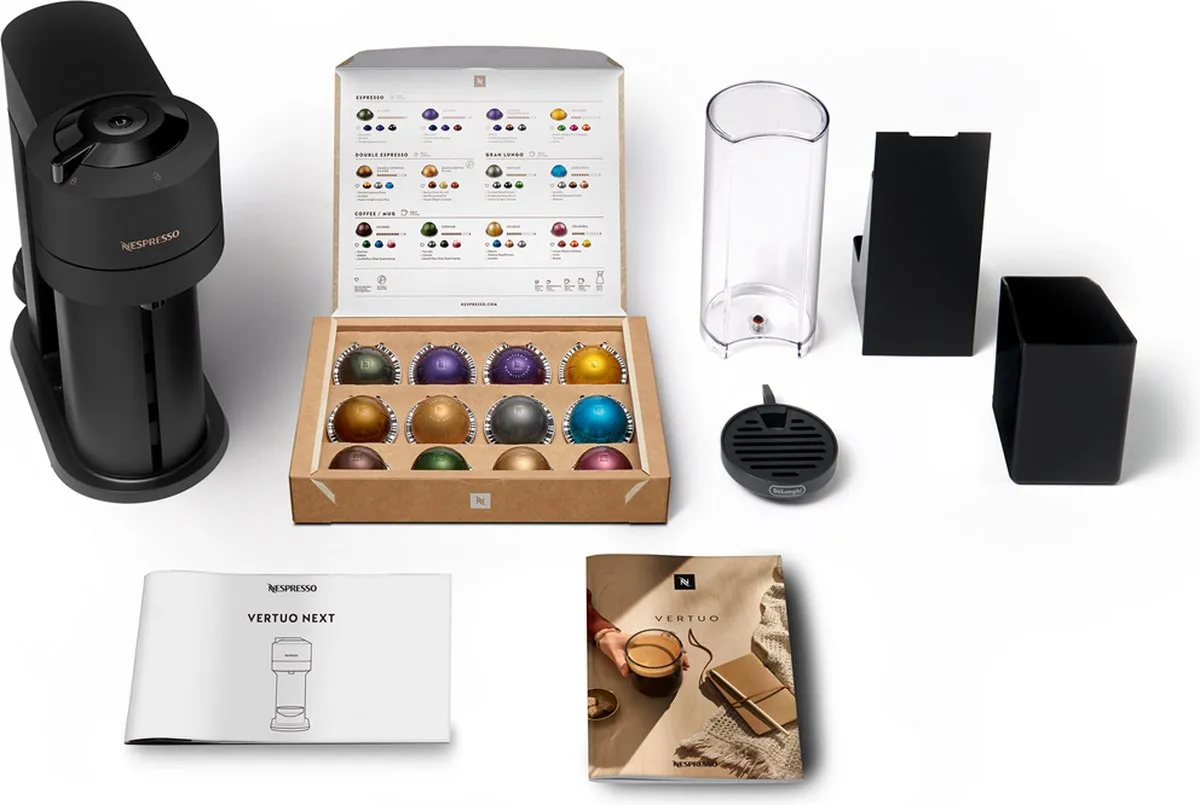 De’Longhi Nespresso Vertuo Next ENV120.BM Koffiecupmachine - Zwart