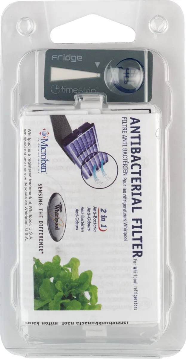 Whirlpool Antibacterieel Koelkastfilter - Blauw/Wit