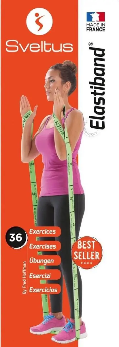 Sveltus Elastiband 10kg - Rood - afbeelding 2 van 2