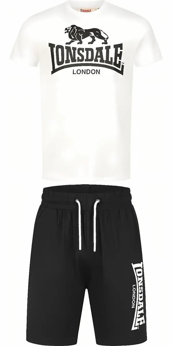 Lonsdale Heren T-shirt & shortset regular fit MAAR