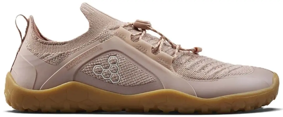 Vivobarefoot Primus Trial Knit Fg Barefoot Trailschoenen Beige EU 40 Vrouw