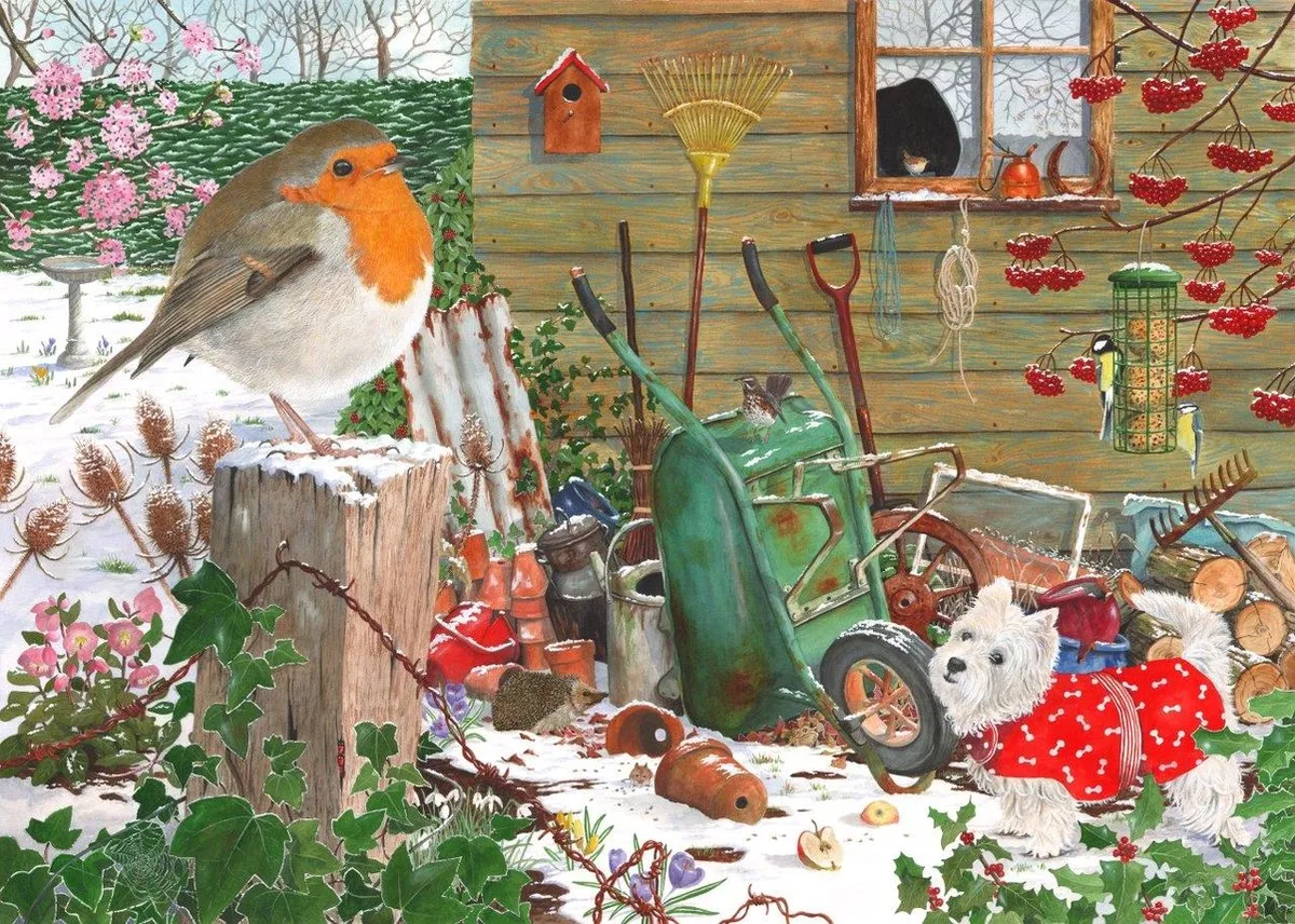 House Of Puzzles Robin Redbreast Legpuzzel 1000 Stuks - HP0536