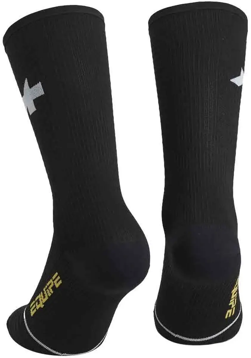 Assos Equipe P1 sokken - Zwart - afbeelding 2 van 2