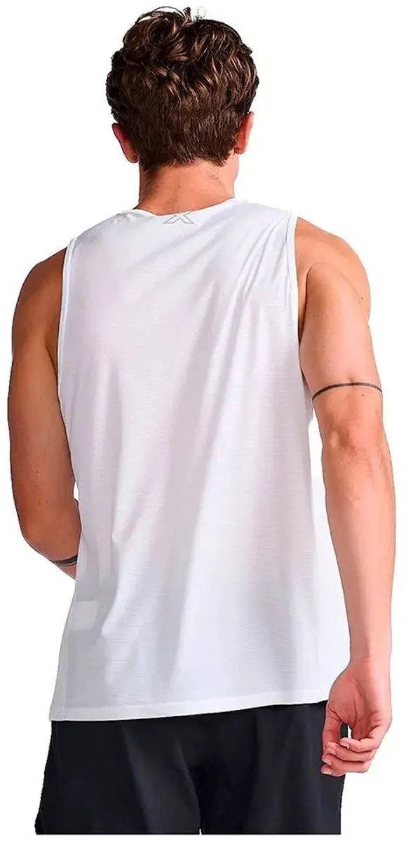 2XU Aero Mouwloos T-shirt - Wit - afbeelding 2 van 4
