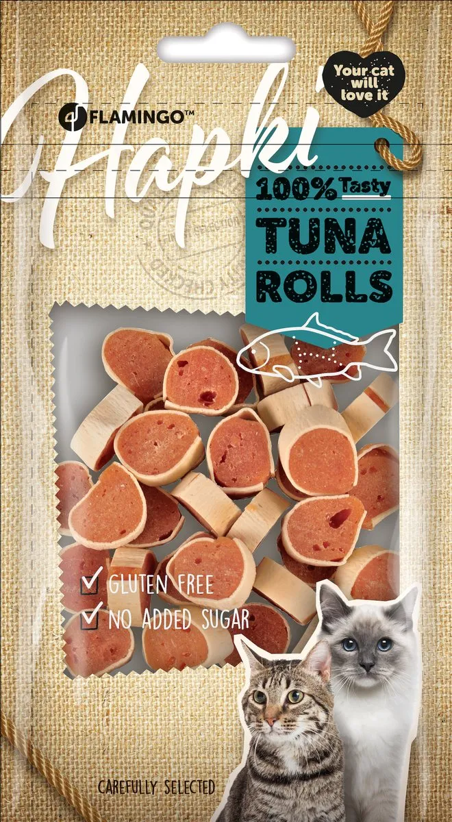 Flamingo Kattensnack Tuna Rolls - 1 Stuk