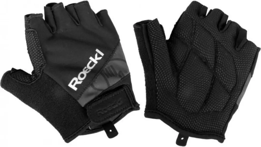 Roeckl Fietshandschoenen zomer Kids Zwart Wit / RO Nizza Jr. Black/White