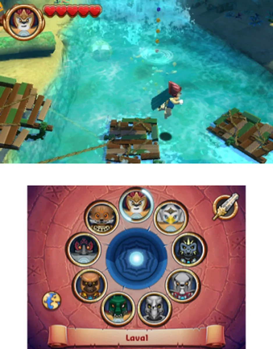 Nintendo LEGO Legends of CHIMA Reis van Laval Nintendo DS