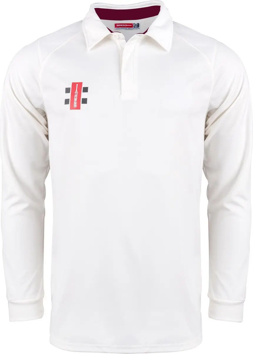 Gray-Nicolls Cricket SHIRT PRO PERF V2 L/S IV/MR M Medium
