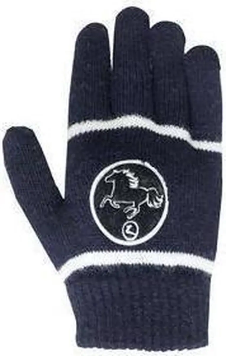 Horze Magic Gloves Junior Donkerblauw