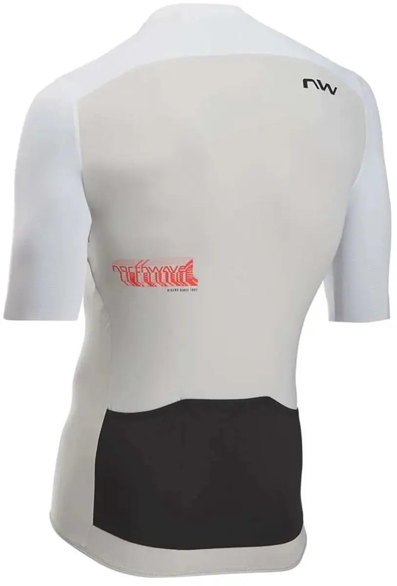 Northwave Essence Evo Korte Mouw Wielertrui - Light Grey - XL - afbeelding 2 van 4