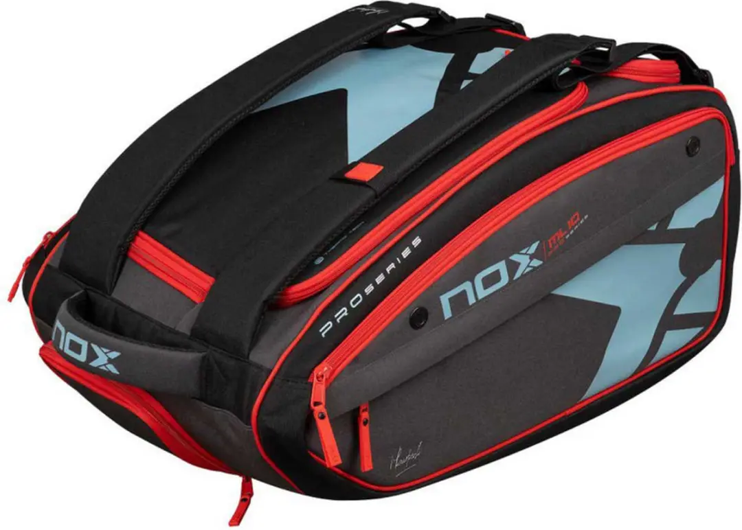 Nox AT10 XXL Padeltas - 90L - Zwart/Rood - afbeelding 3 van 6