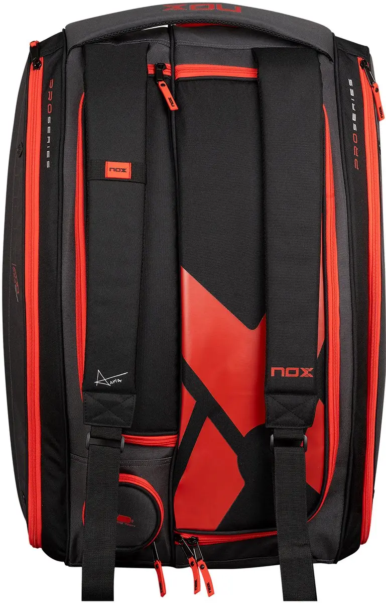 Nox AT10 XXL Padeltas - 90L - Zwart/Rood - afbeelding 5 van 6