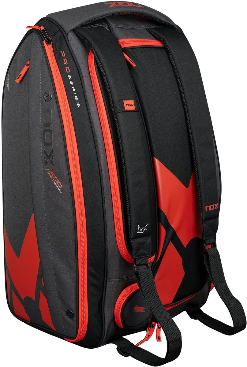 Nox AT10 XXL Padeltas - 90L - Zwart/Rood - afbeelding 6 van 6