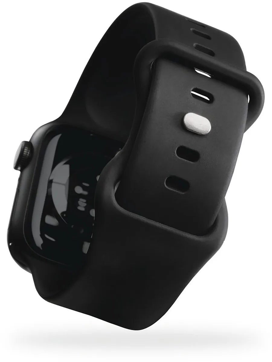 Hama Fantastic Feel Bandje Apple Watch 38/40/41mm - Zwart