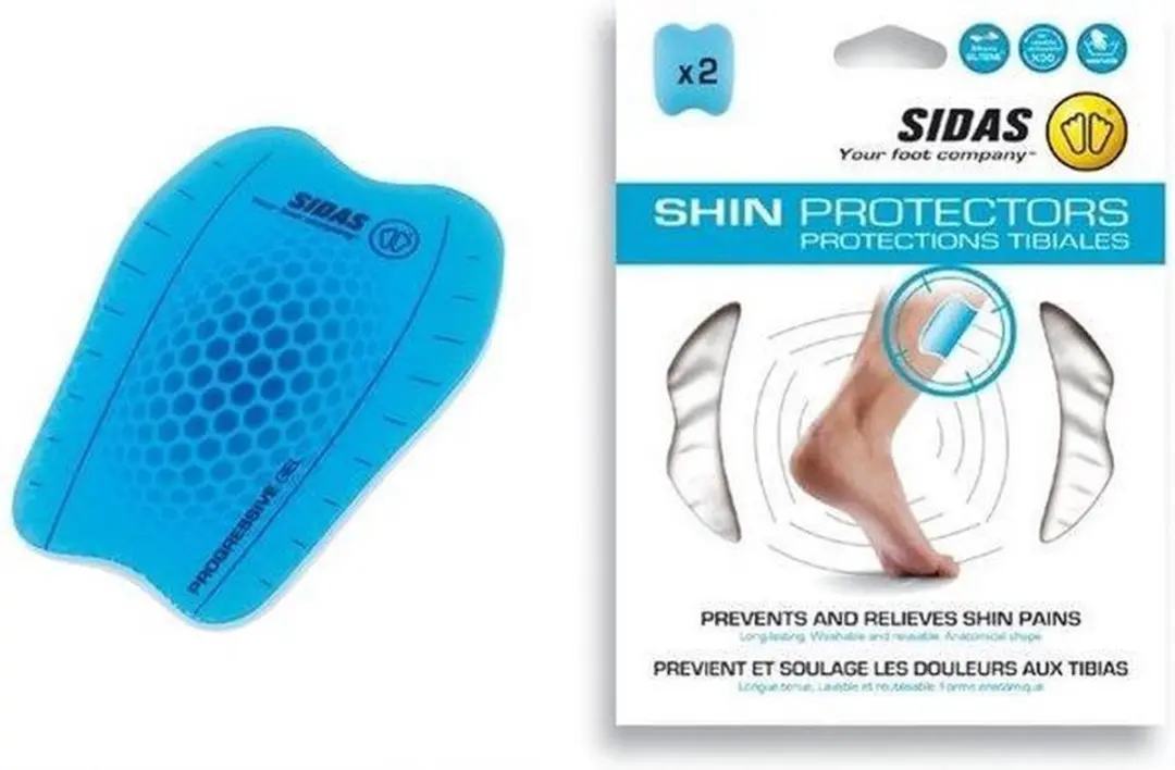 Sidas Shin Protector Gel Scheenbeschermers - 1 Paar - Transparant - afbeelding 2 van 6