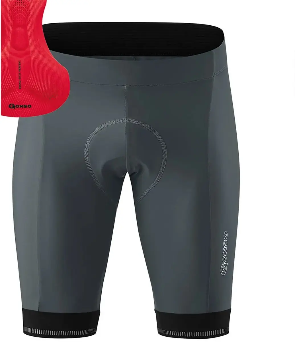 Gonso Sitivo Fietsbroek zonder Bretels - Sargasso/Fire - XXL