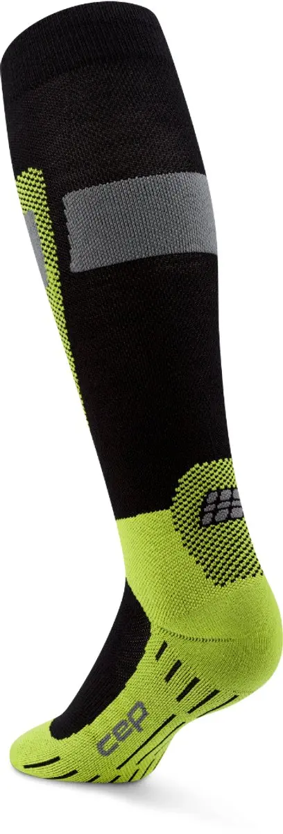 CEP Ski Merino Skisokken 3.0 Dames - Zwart/Groen - afbeelding 2 van 3