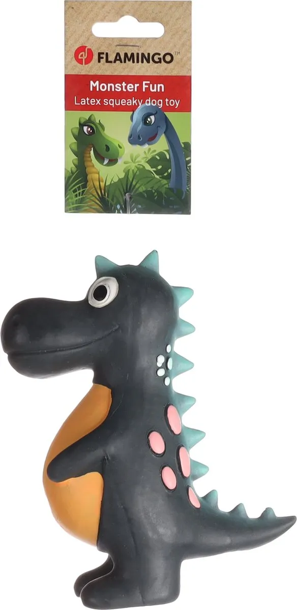 Flamingo Puga Hs Puga Latex Dino - Zwart