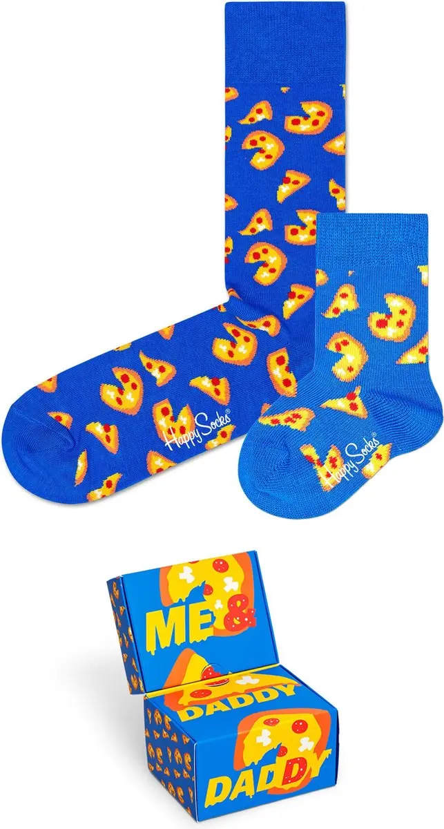 Happy Socks Mini & Me Pizza Giftbox